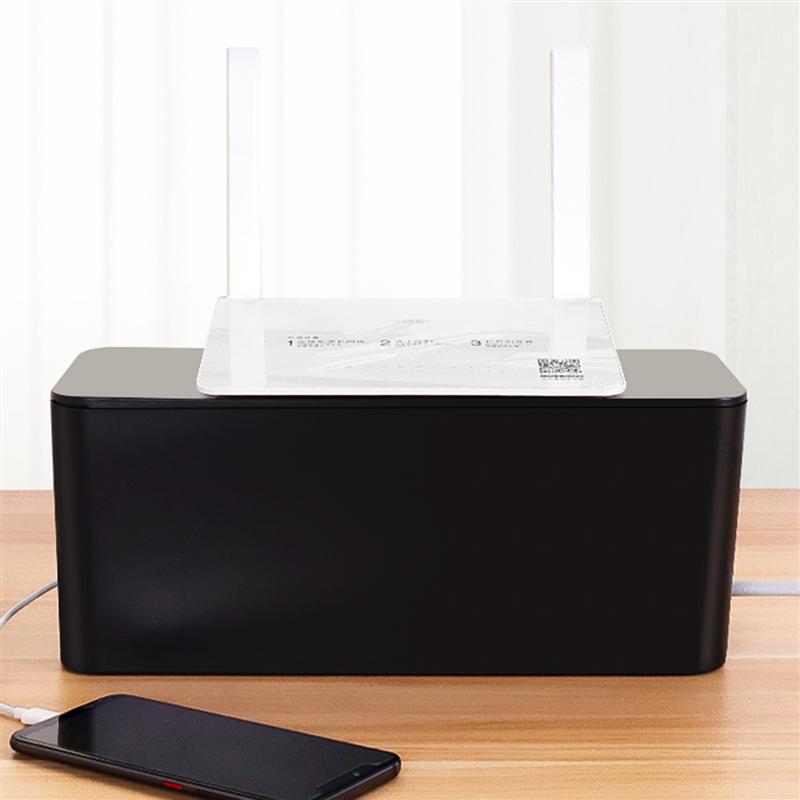 Caja organizadora de cables de plástico, 1 unidad