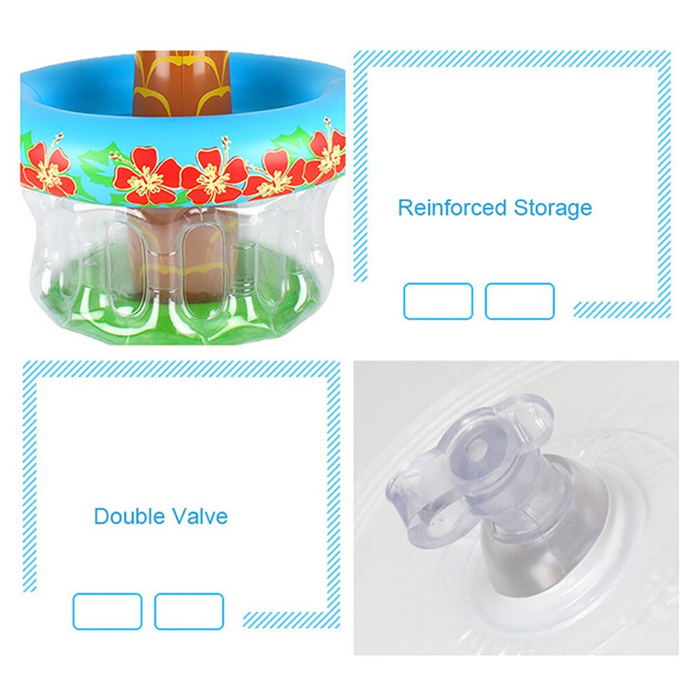 Outdoor Inflatable Coconut Tree Ice Bucket Party Beach Swimming Pool Party Beer Drink Container Cooler