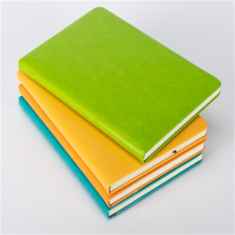 A5 Journal Daily Office Work Business Creativity Simple Notebook Leather Diary Book Notepad School Supply Stationery