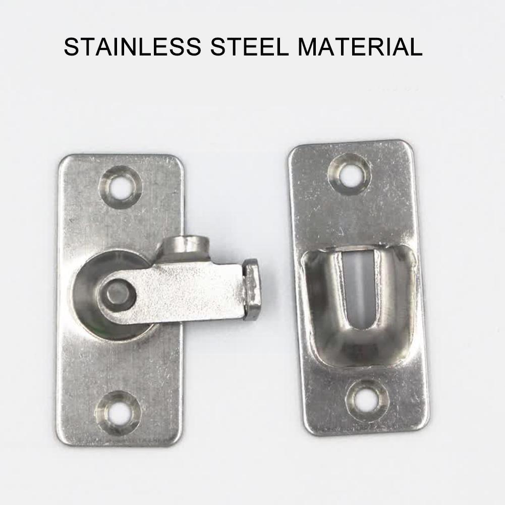 90degree Right Angle Door Buckle Latch Steel Right Angle Latch Door Door Bathroom Door Lock Sliding Window Angle Right X2S3