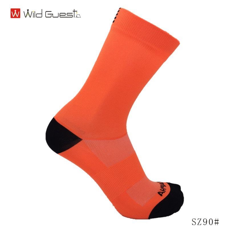 Wysokiej jakości skarpety sportowe skarpety rowerowe skarpety uciskowe outdoor fitness oddychające skarpety: SZ90 / 39-45