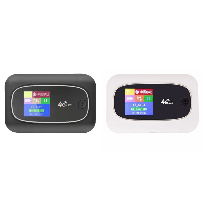 Draagbare Mifi Draadloze Router 150Mbps Kleur Screen Wifi Router Pocket Wifi Mobiele Hotspot Met Sim Card Slot