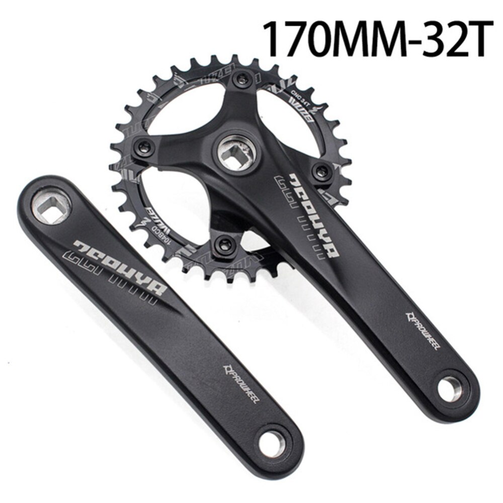 MTB Mountain Bike Bicycle 104bcd Crankset Chainwheel Bike 170mm 175mm Crank 32/34/36t/38t Chainring Round Narrow Wide Parts: 170 and 32T