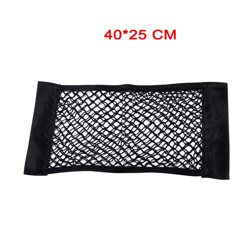 Auto Organizer Car Trunk Net Nylon SUV Auto Cargo Storage Mesh Holder Universal For Cars Luggage Nets Travel Pocket Accessories: 40  25
