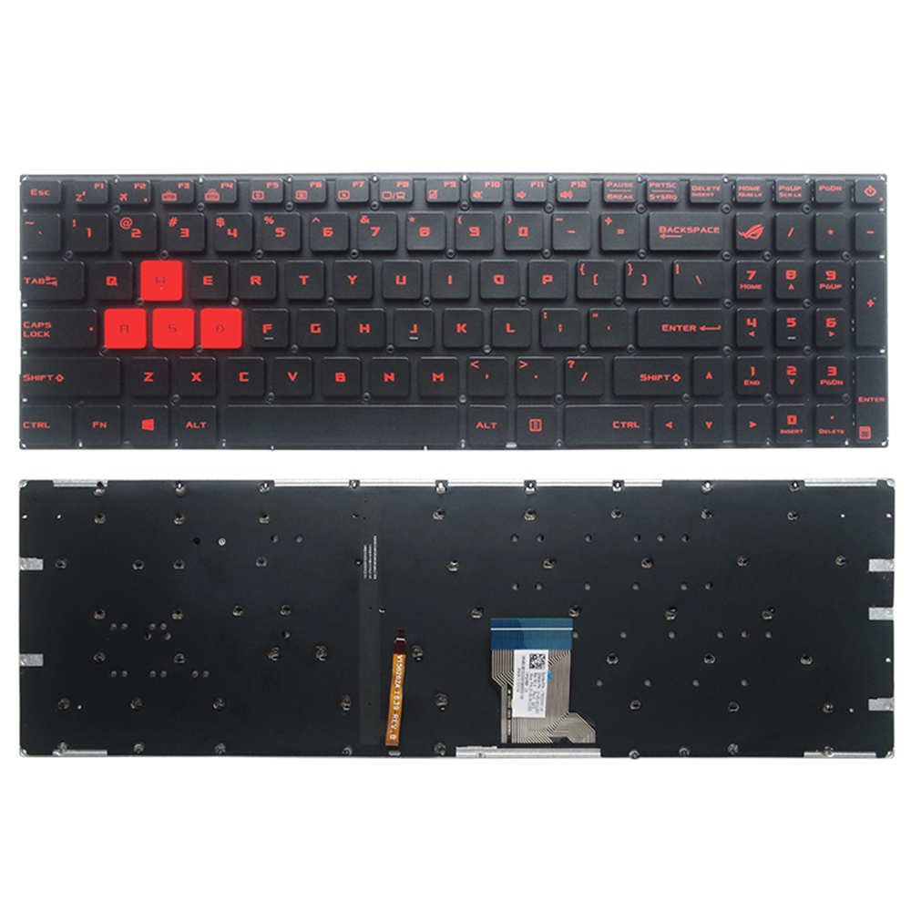 Nosotros negro Teclado retroiluminado de reemplazo para ASUS GL502VS-DS71 GL502VS-WS71 GL502VT-BSI7N27 GL502VT-DS72 GL702V GL702VT GL702VS