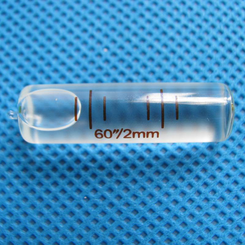 HACCURY 9*33mm 60"/2mm Precision level Glass Tubular Bubble level circular Total Station blisters