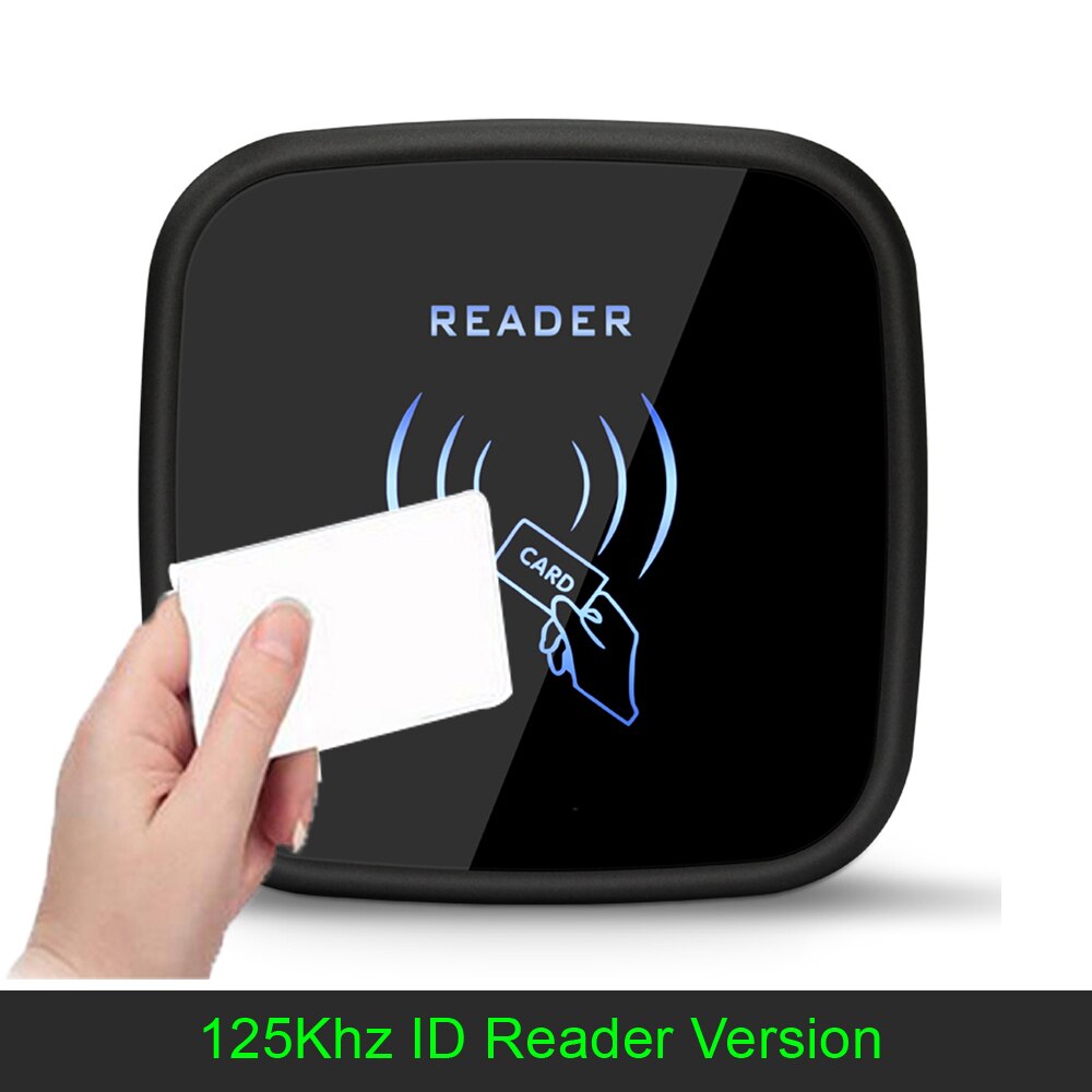 Ip65 vandtæt rfid kortlæser wiegand 26 output adgangskontrol slave læser sikkerhed 125 khz 13.56 mhz em id kortlæser: D81 125 khz