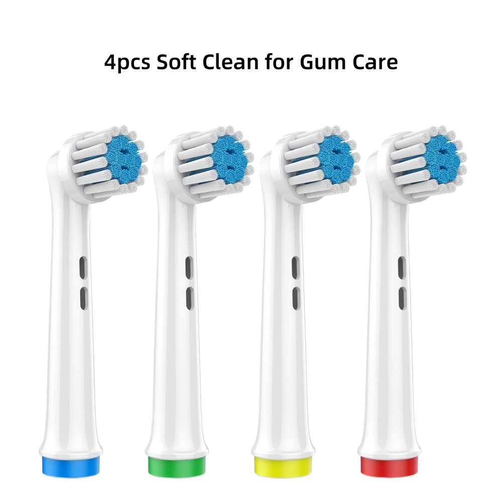Universelle Bürstenkopf-Nachfüllung für Oral B elektrische Zahnbürste, empfindliche Präzision, saubere Zahnseide, Kreuzfunktion, Bürstendüsen für Oralb: Schwarz
