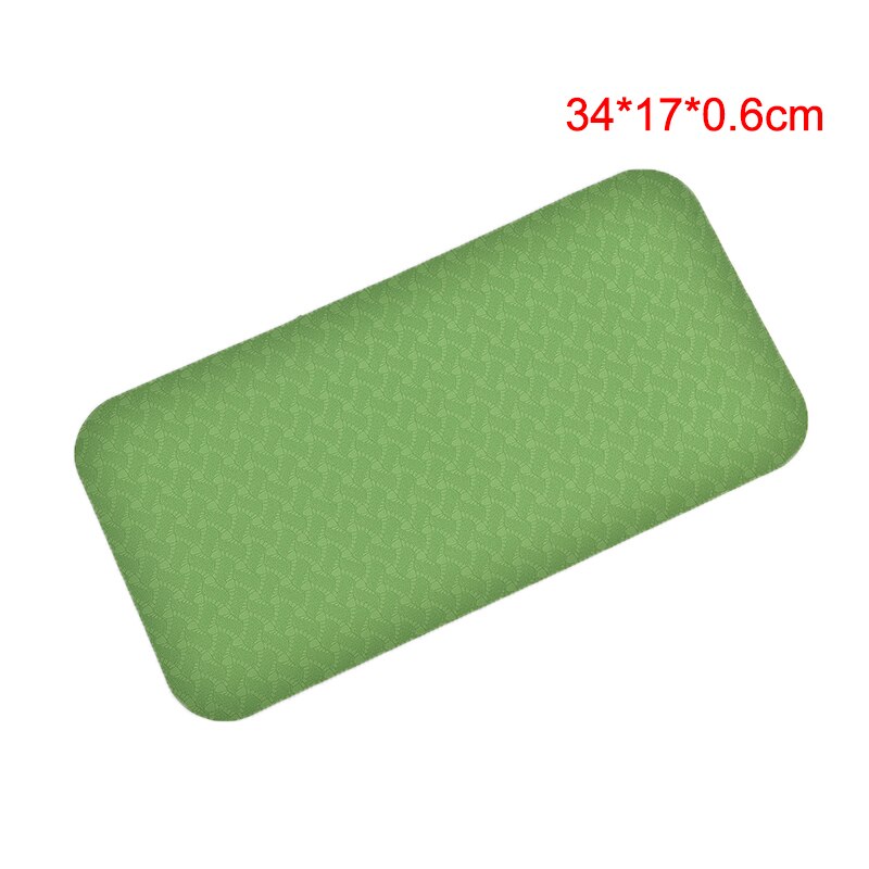 6mm tykke sklisikker yoga kneputer albue sport matte gym myk pilates matte trening sammenleggbar pute: S