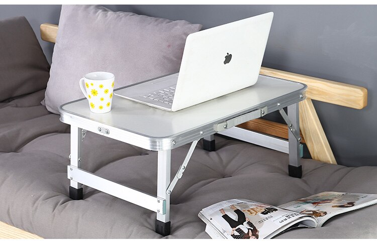 Mesa plegable portátil grande para exteriores para coche, mesa de ordenador portátil para el hogar