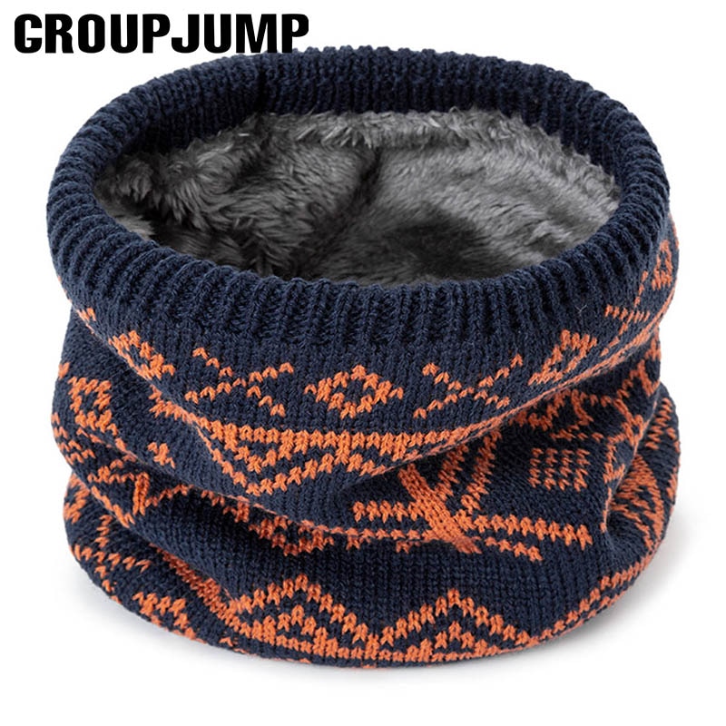Grupo JUMP Unisex espesar anillo bufanda mujeres hombres más bufandas de terciopelo bufanda elástica niños bufanda de cuello suave