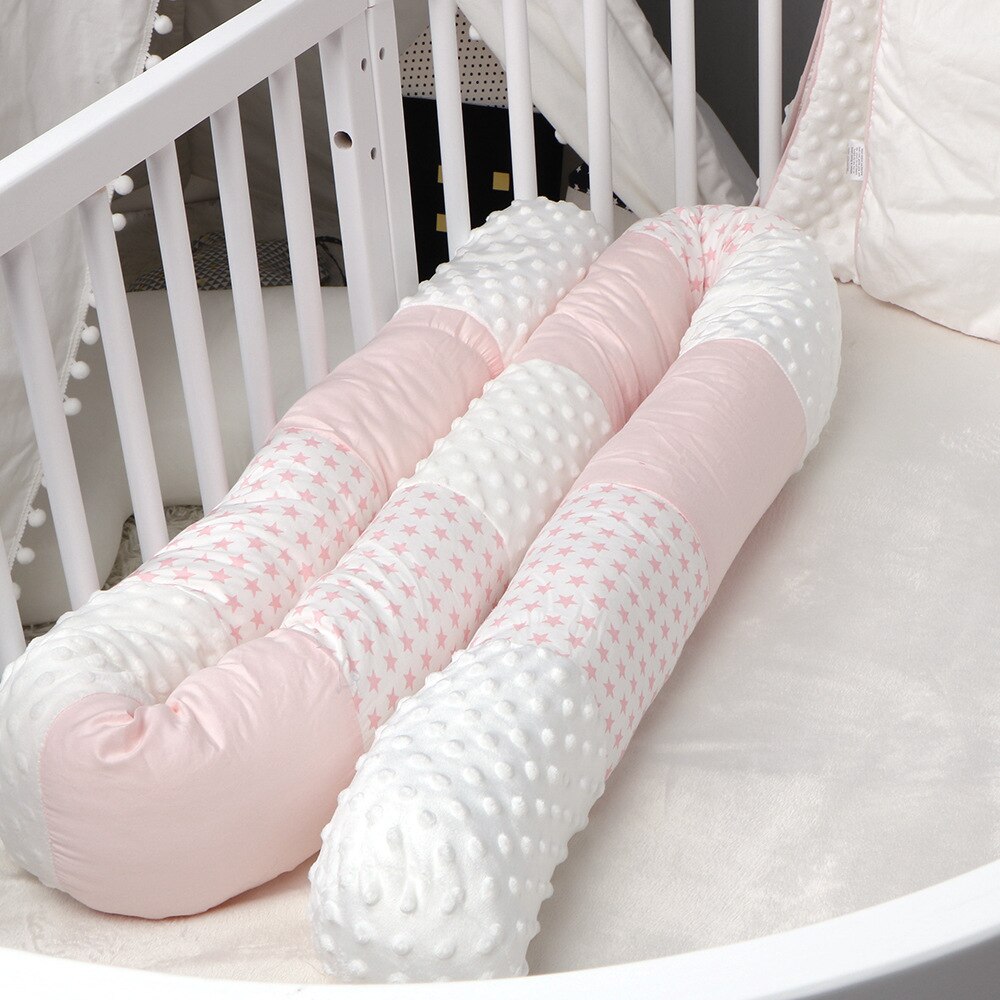 2.5M Baby Bed Kussen Bumper Protector Hoofd Kamer Decoratie Pasgeboren Zachte Katoenen Bed Bumper Kussen Kussen Babybedje Beddengoed decor