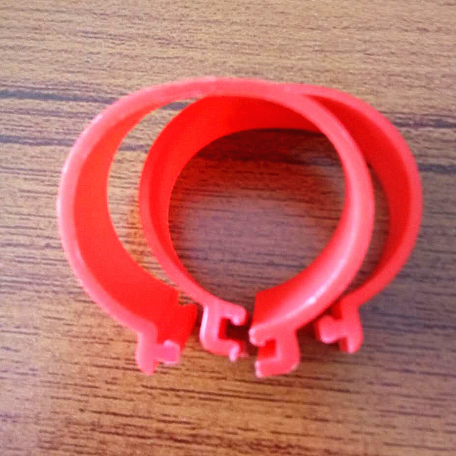100 Stck Clip Bein Ringe Clic GeflüGel Hühner Stichworte Wachtel Taube Huhn Fuß Ringe für gans geflüGel farbe offenen Ring