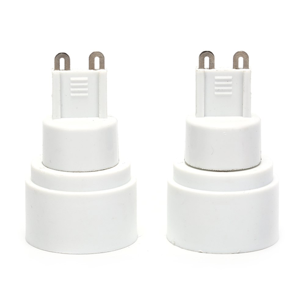 Base de enchufe G9 a E14 de 1 Uds. Para halógeno CFL, convertidor adaptador de lámpara, Base de lámpara, Base de bombilla, Conector de conversión