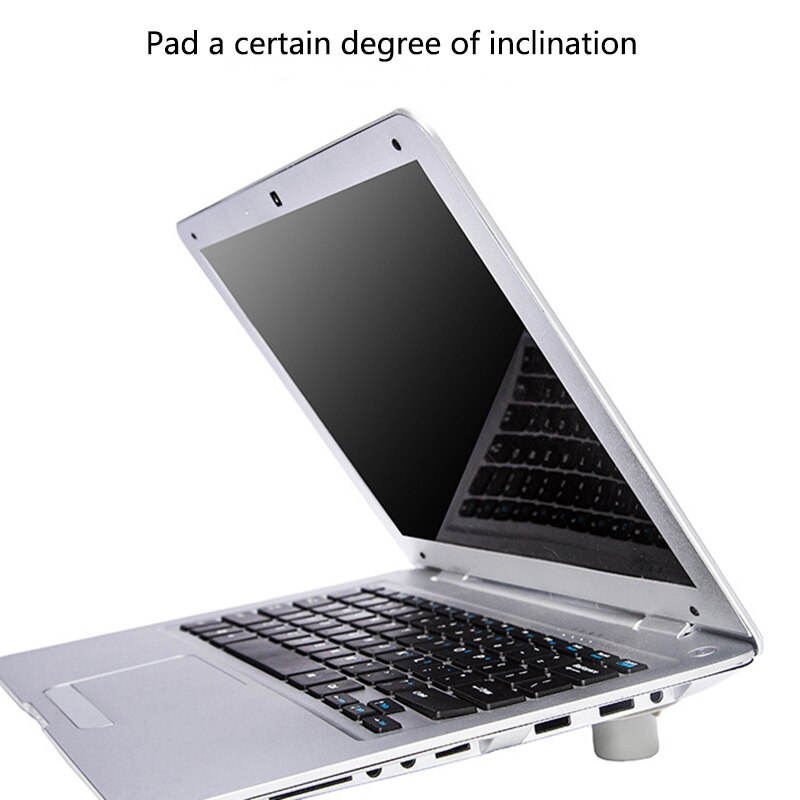 4 st laptop notebook kylkuddar halksäkra laptop tillbehör värmereducerande dyna fötter hållare värmereducerande pad kyla fötter