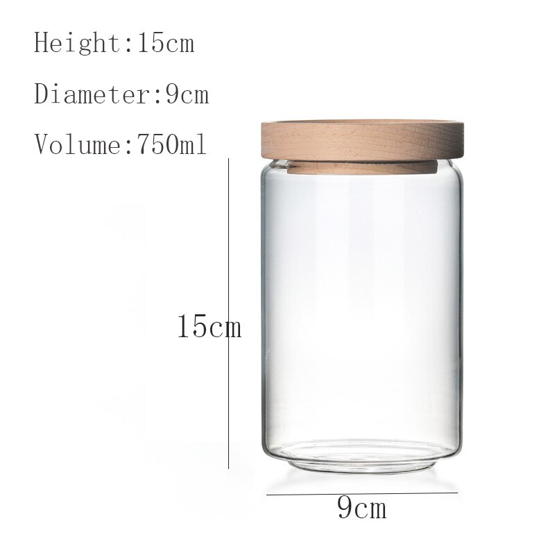 Spice Jars Heatresistant Glass Coffee Jars Tea Se... Grandado