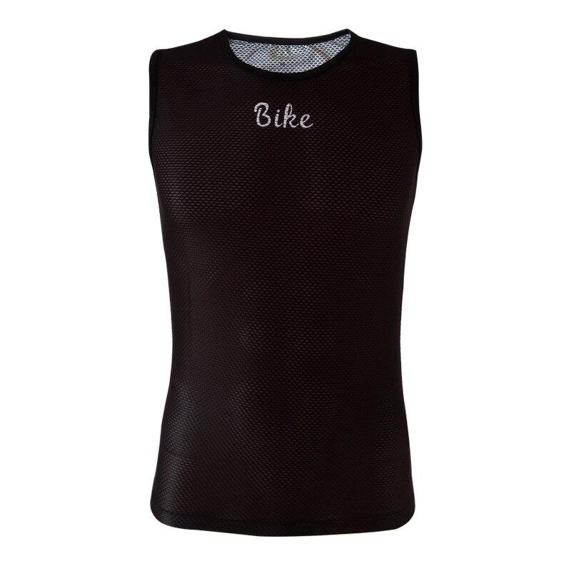 TWTOPSE sin mangas ciclismo Base capas MTB bicicleta de carretera bicicleta bajo desgaste humedad Wicking transpirable Luz de secado rápido: 1 Piece Black / L