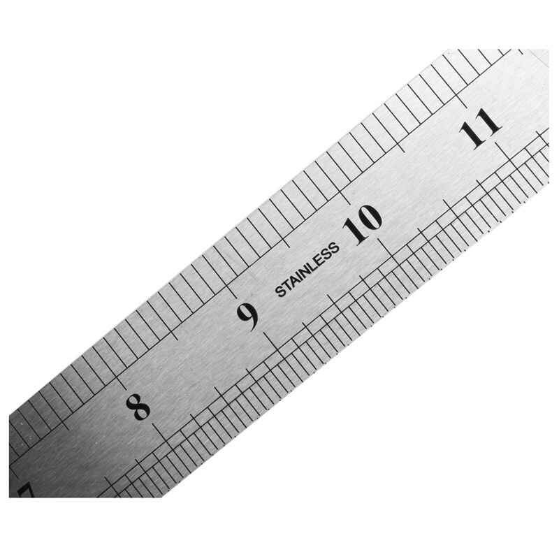 Groove Right Stainless Steel Metric Ruler 50 cm Stainless Metric Ruler