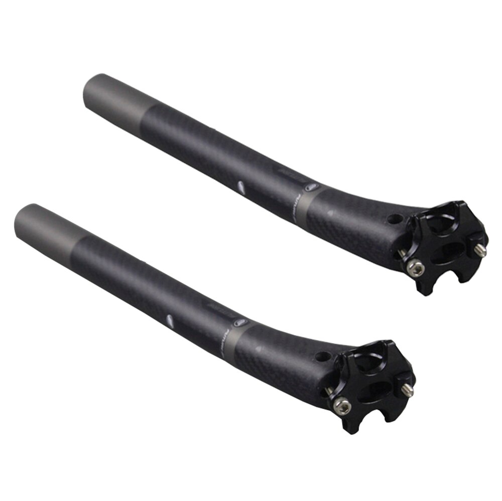 partes de bicicleta de carbono fibra bicicleta sillín MTB Asiento de bicicleta de carretera Barra de 190g de asiento 3k mate 27,2/30,8/31,6*400MM revés 25mm