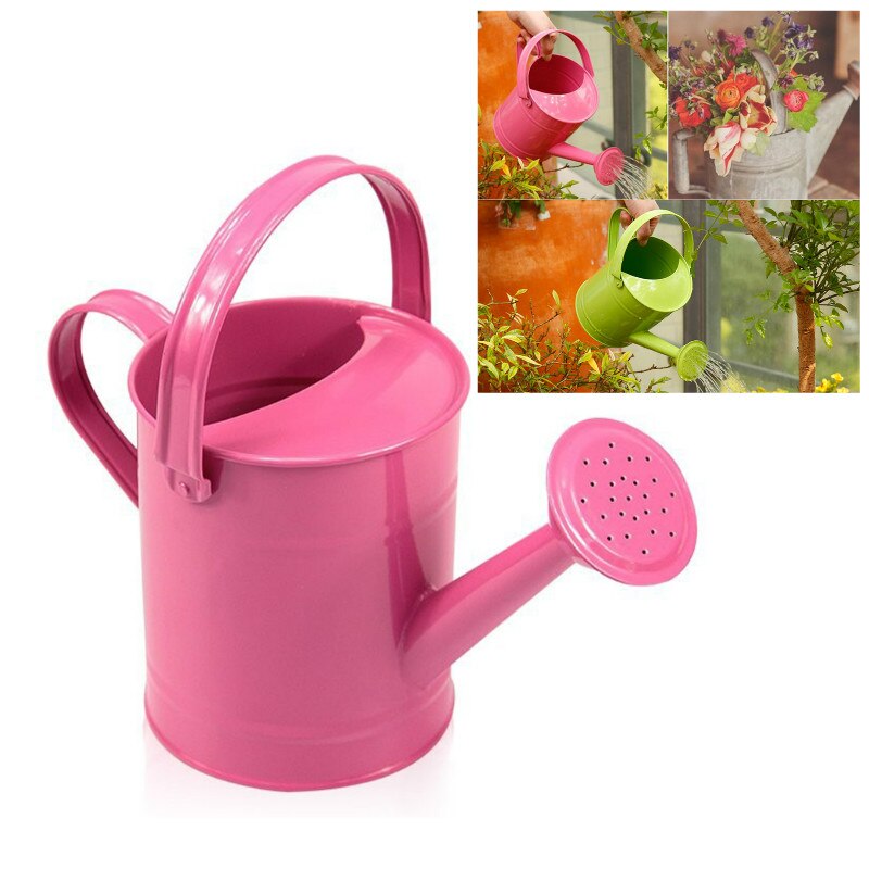 Regadera de hierro para jardín, 15L rociada de regadera, suministros de riego, botella rociadora, hervidor de agua, herramientas de jardinería