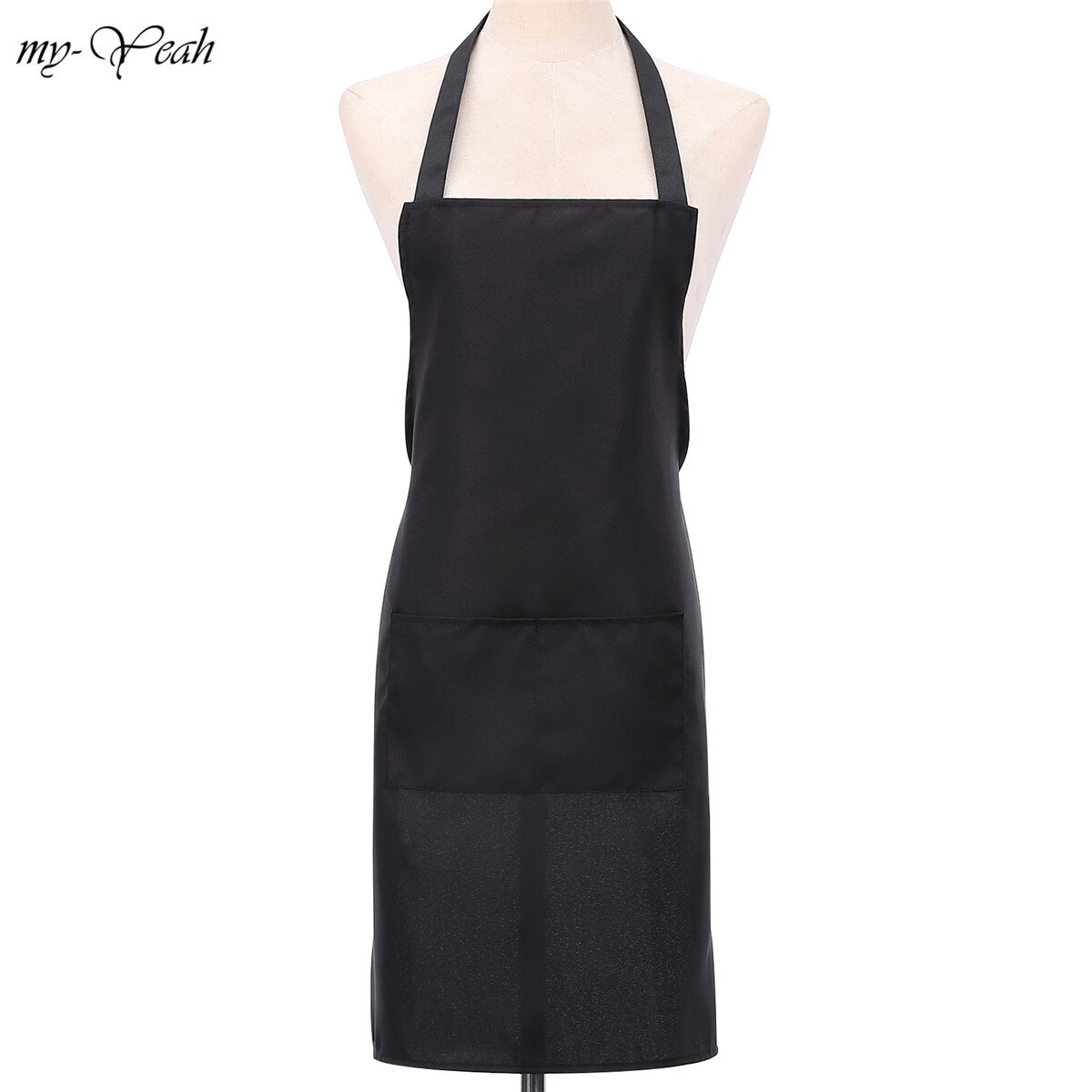 Tablier anti-poussière et imperméable pour les manucures ou les invités, peut utiliser un outil de manucure, uniforme de studio de beauté des ongles: black