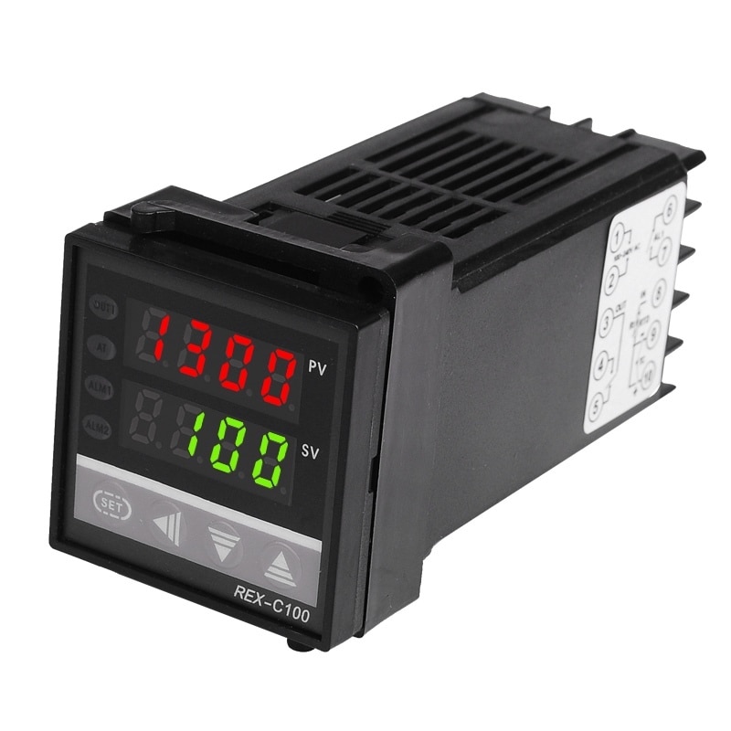Mutil-input økonomisk temperaturregulator universal input relæ output rex  c100