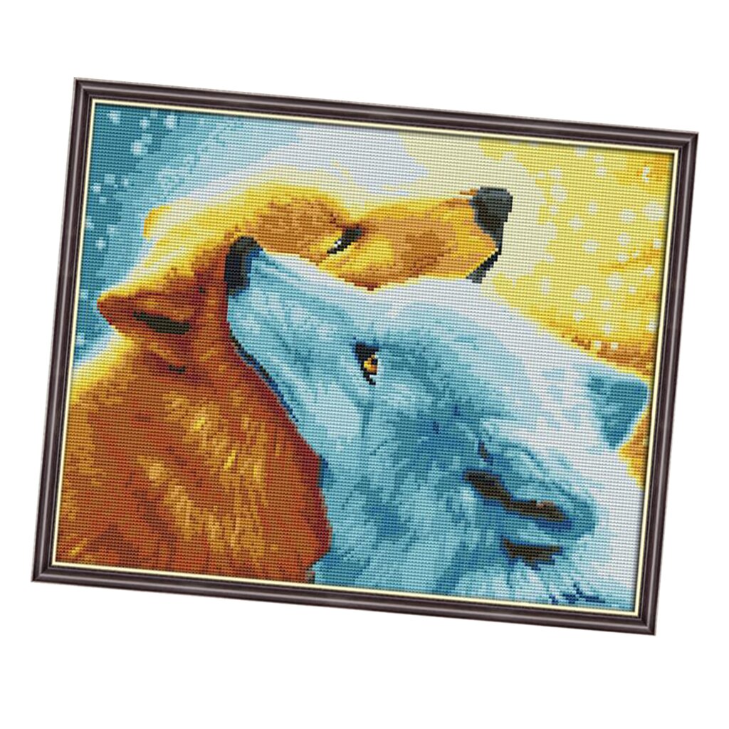 Cross Stitch Kits Dimensions 11 14 Counted Stamped for Kids Art Works