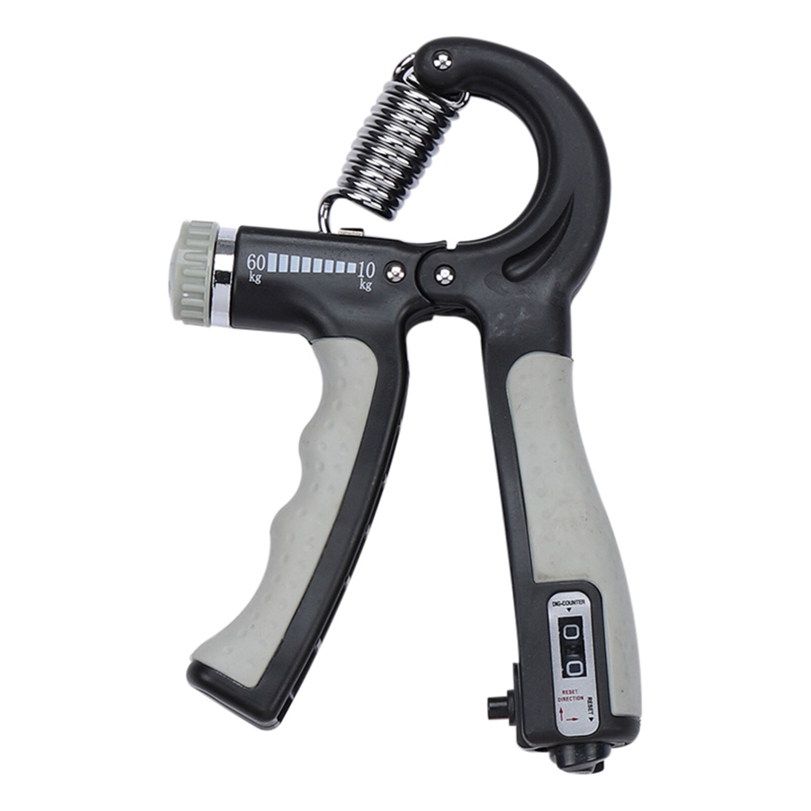 Hand Grip Trainer Gripper Strengthener Adjustable Gym Home Wrist Strength Exerciser XR: Black Grey Upgrade