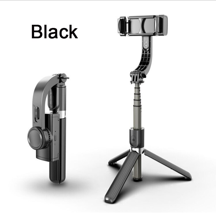 MAMEN L08 Del Telefono A Mano Stabilizzatore Bastone Selfie Treppiede con Telecomando Bluetooth per iOS/androide Smartphone Universale: nero