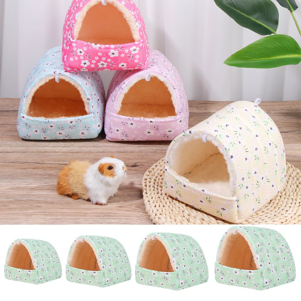 Casa de hámster suave de invierno, Mini Animal, conejo, ardilla, hamaca, nido, conejillo de indias, rata, ratones, cama para dormir cálida, suministros para mascotas