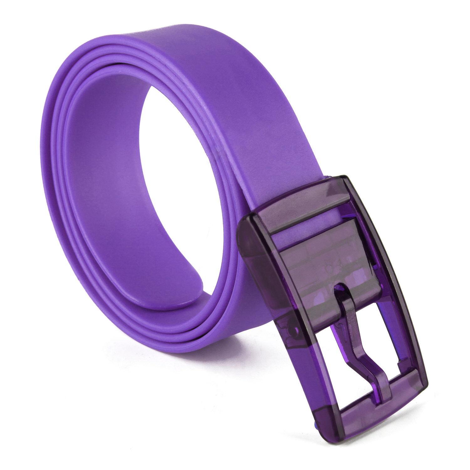 Kleur Unisex Rubber Golf Broek Riemen Voor Mannen Verstelbare Cut-To-Fit Waterdichte Plastic Voorkomen Allergie Riem Modieuze riem: purple