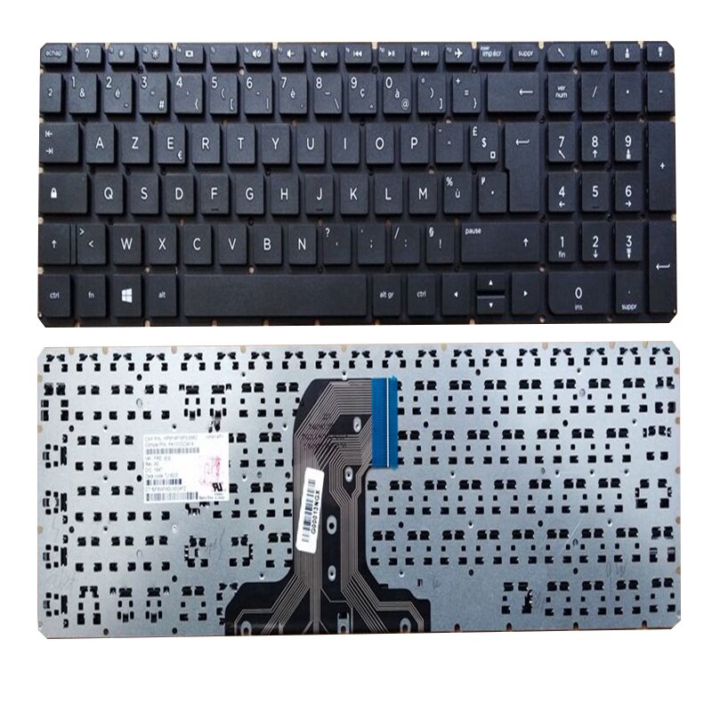 Us/uk/ru/sp/fr kannettavan tietokoneen näppäimistö hp pavilion 250 g4 250 g5 256 g4 256 g5 255 g4 255 g5 15-ac 15-ay 15-af 15q-aj 15- ba: Fr