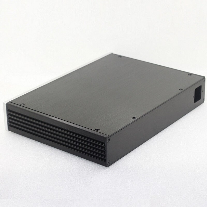 340X62X248mm DAC Decoding Shell Amplifier Chassis Rear Housing DIY Box Enclosure Anodized Aluminum Home Audio Power Supply Case