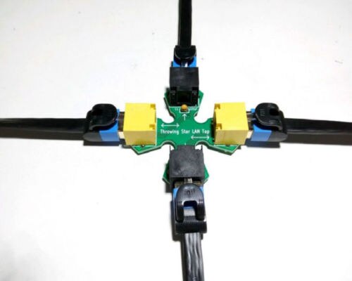 Throwing Star LAN Tap 1.5 Network Packet Capture Mod 100% Original Replica Monitoring Ethernet Communication