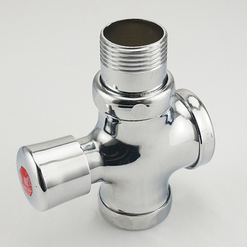1PC Toilet Flush Valve Button Type 3/4" 1" PT Male Thread Dia. Pissing Hand By Flushing Valve Delay Self-closing