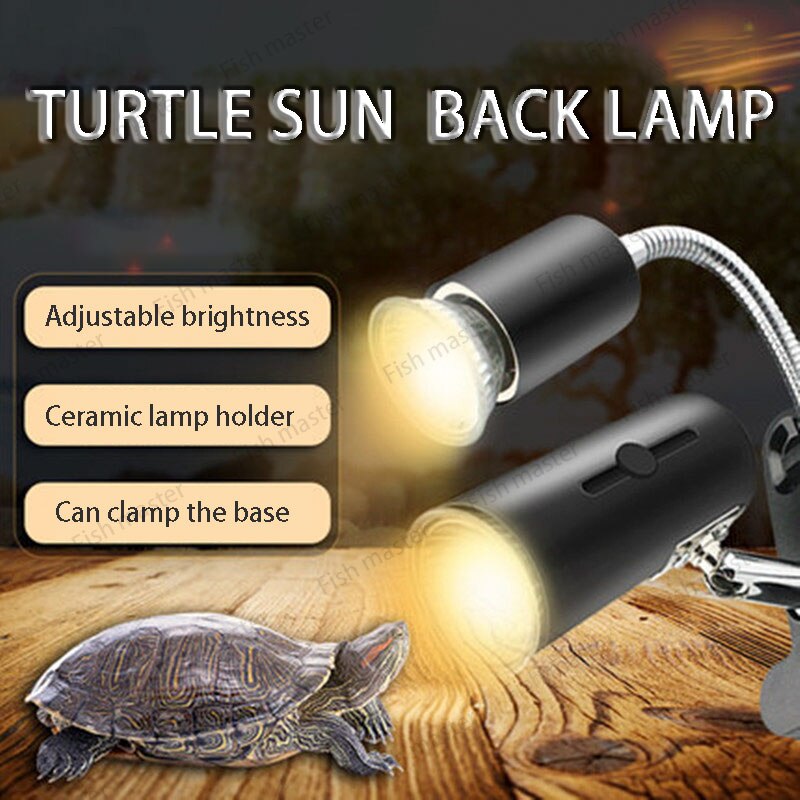 Luz LED de agua dulce para acuario Kaiser, Mini tanque de Acuario, lámpara fluorescente Universal de alta potencia con Clip para tortuga