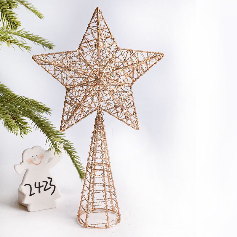 Christmas Decorations Scene Layout Christmas Tree Dress Up Tree Top Star Ornaments Christmas Tree Tree Top Star Ornaments M3353