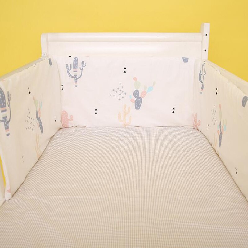 Neugeborene Baby Bett Stoßfänger Babybett Krippe Um Kissen Sicherheit Schutz freundlicher bett Kissen Bettwäsche BWZ007: G