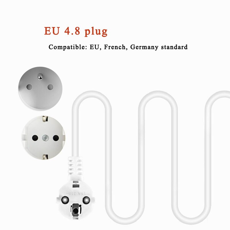 Multiprise Protection contre les surtensions prise ue 3/4/5/6 prises 10/16A prises d'extension électrique interrupteurs de commande indépendants cordon 2.5m