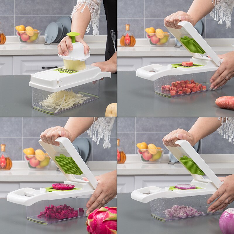 Artence – outil multifonctionnel pour fruits et légumes, broyeur de pommes de terre, Mandoline, trancheur, éplucheur, râpe à carottes
