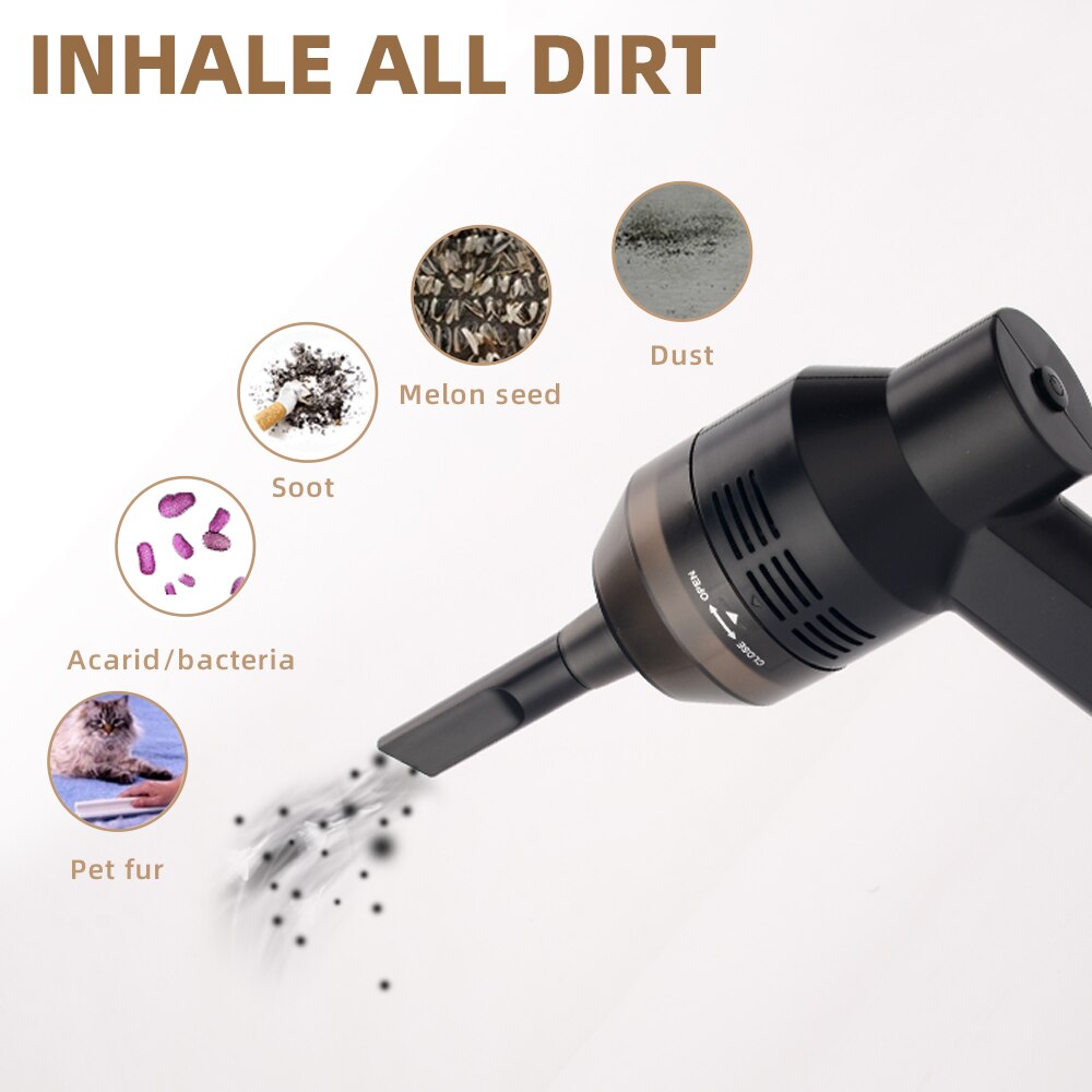 Portable Mini Handheld USB Keyboard Vacuum Cleaner Computer Dust Blower Duster for Laptop Desktop PC Computer Cleaner