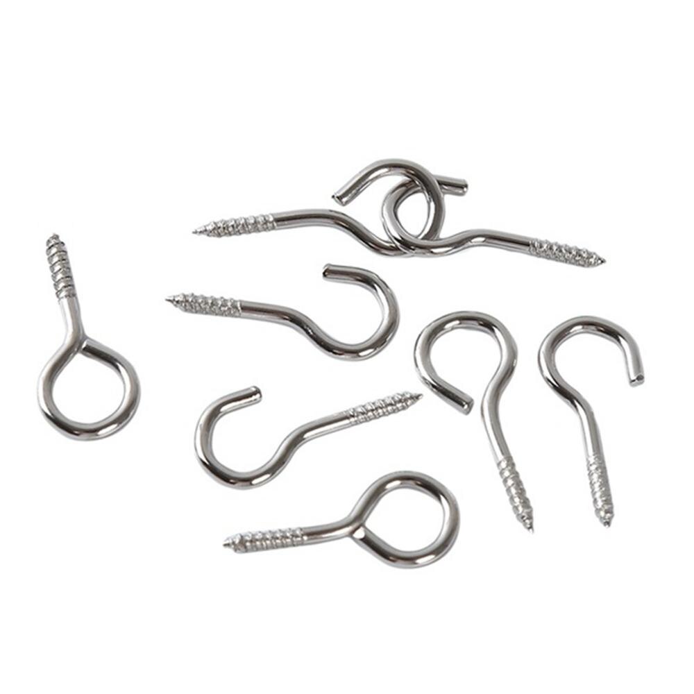 3/4/5M Length Window Cord Cable Net Curtain Wire White Windows Curtain Line With Hooks & Eyes For Caravans Boats