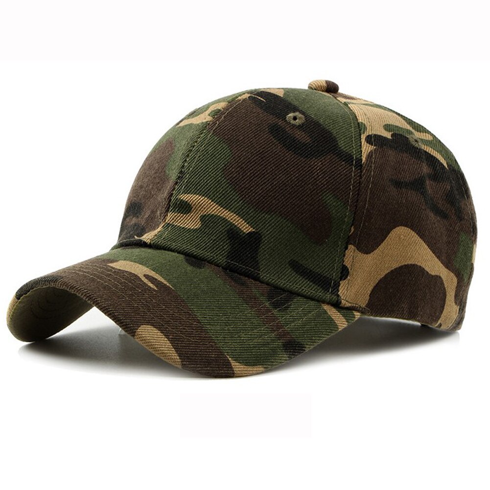 Udendørs solcreme hurtigtørrende hætte jungle blade camouflage cap unisex mænd og kvinder camo baseball cap hat: 5