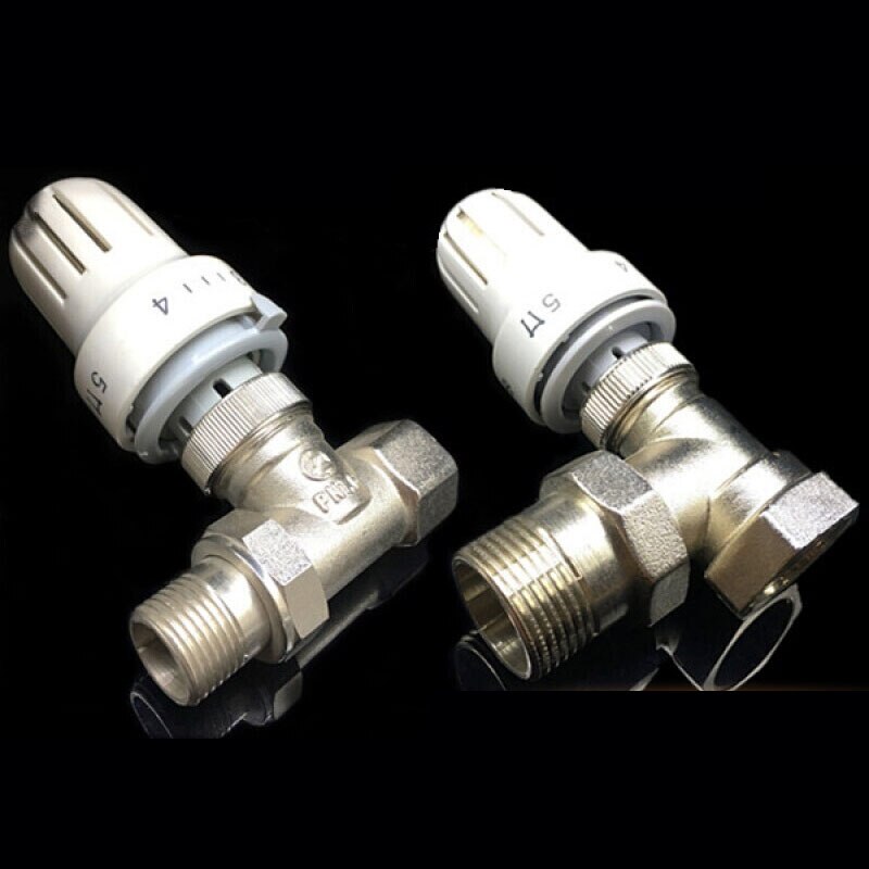 control valve aluminum-plastic angle valveThermostatic Radiator Valve Floor Heating Temperature Control Thermostat Valve