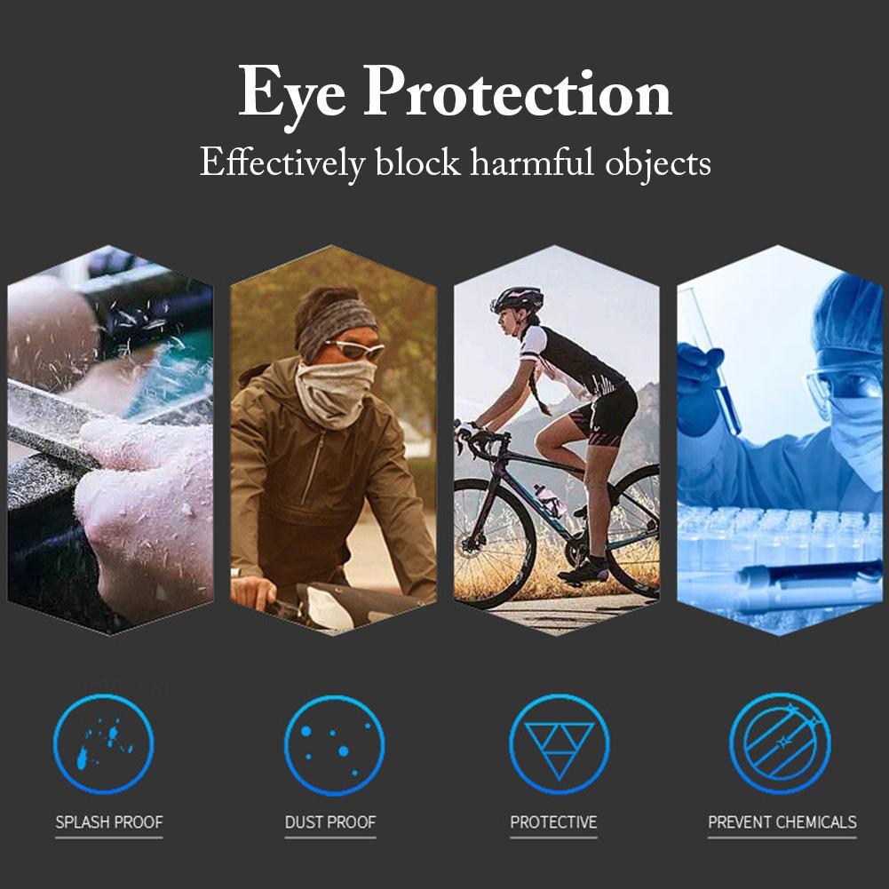 Eye Protection Glasses Dust-proof Glasses Safety Goggles Transparent Eyepiece Protectors Cycling Protective Glasses