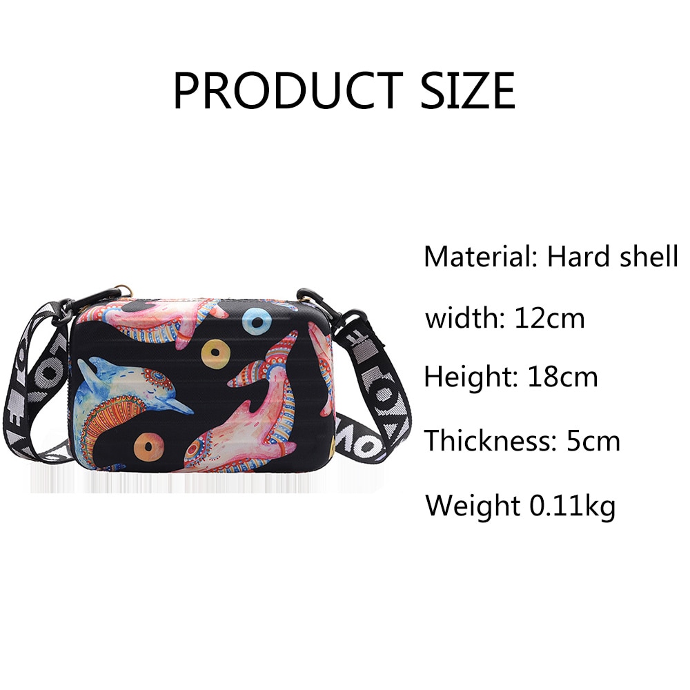 Handtaschen Frauen Taschen Neue Trend Mini Koffer bilden praktisch Taschen Platz Kasten Breite Schulter Riemen Taschen Für mädchen