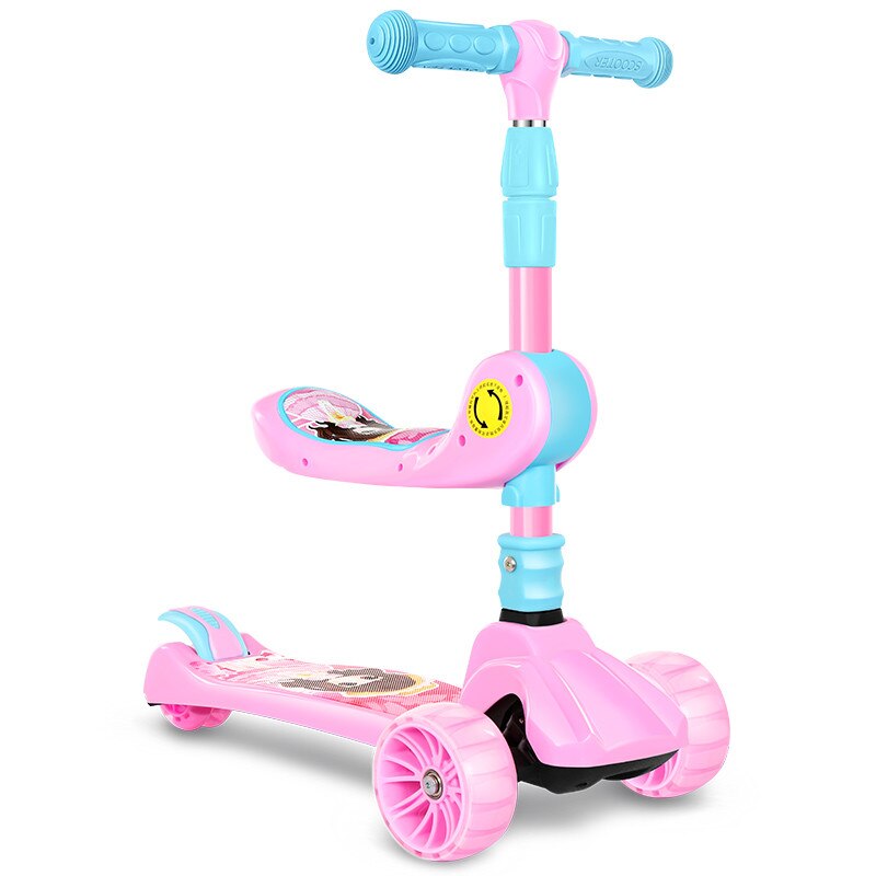 Kinder roller 1-3-6-12 jahre alte kinder baby mädchen jungen breite räder pedal einzelnen fuß skating