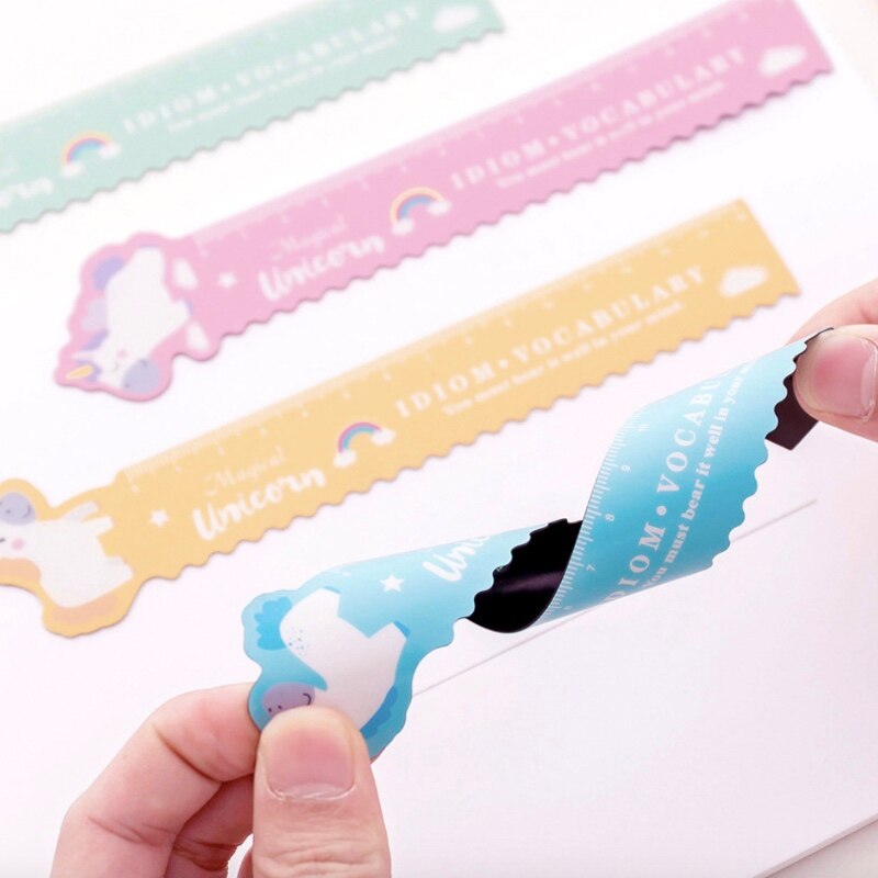 Cute Animals Ruler Scale Drawing Tools Straight Ruler Measuring School Office Supplies Student Kid