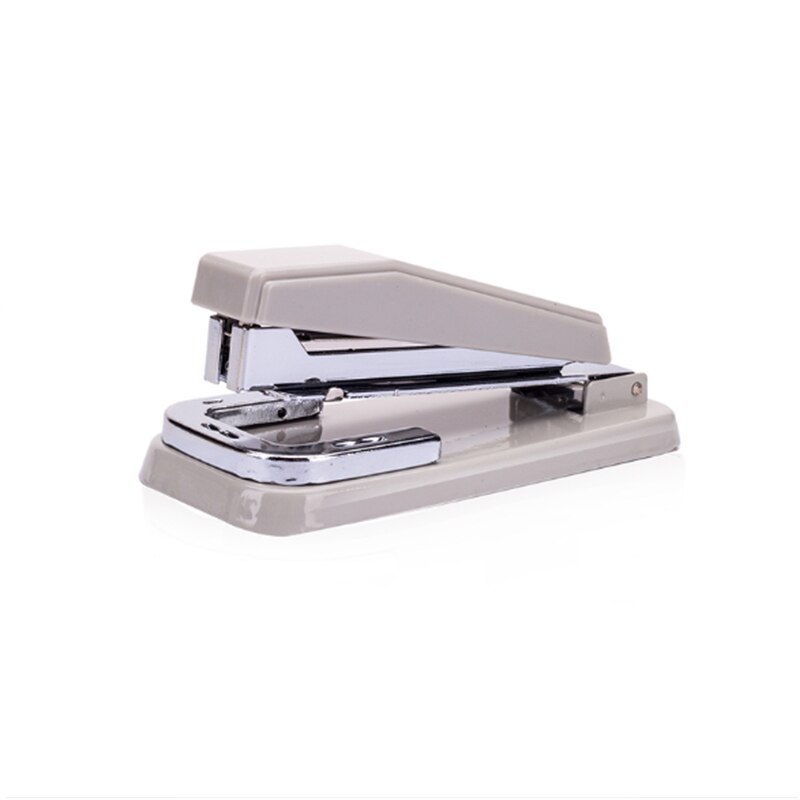 Deli 1Pc 306 Graden Draaibare Metalen Nietmachine Willekeurige Kleur Grote Maat Voor Kantoor School Papier Binding