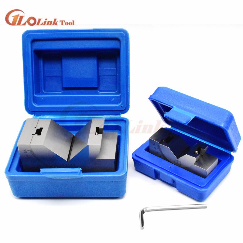 Adjustable Angle V Block 0 to 60Dgree Precision Gauge Micro Milling Setup +Wrench plate Angle block angle gauge Measuring Tool